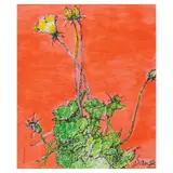 Perfumed Bouquet by Juvenal Sansó Garrit, acrylic on paper, sold Oct 2022
