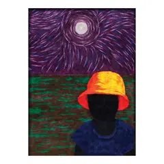 Nea De Leon, Gather Series No. 2, quilling paper on canvas