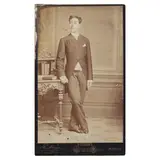 Untitled by Portrait of Don Pedro Paterno, photograph mounted on card, sold Aug 2022