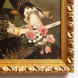 Félix Resurrección Hidalgo, Portrait of Luisa Piñeyro y Merino
(Lady on a Bamboo Chair)