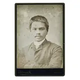 Manuel Alviach, Portrait of Juan Luna, photograph mounted on card