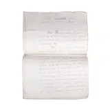 Untitled by Al Juzgado de la Instancia del Distrito de Tondo, pen and ink on paper, sold Aug 2022