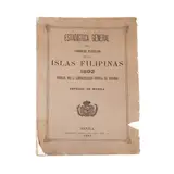Untitled by Estadística General del Comercio Exterior de las Islas Filipinas 1892: Formada por la Administración Central de Aduanas y Especial de Manila, sold Aug 2022