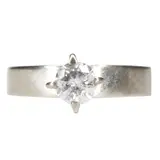 Solitaire Diamond Ring in High Prong Setting, Untitled