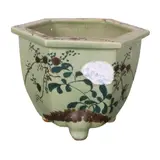 A Footed Celadon planter, Untitled