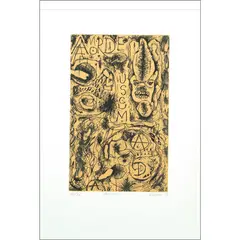 Alfonso A. Ossorio, Amordie, lithograph, 10/36