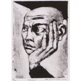 Elmer Borlongan, Stress, drypoint on tetrapak