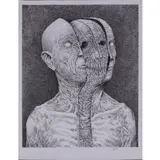 Kiko Capile, New Skin, pen and ink on paper
