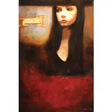 Carlo Gabuco, Underneath the Bloody Rain, oil on canvas
