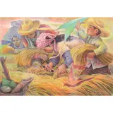 Nemesio Miranda, Palay Harvest, oil pastel on board
