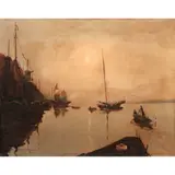 Romeo Enriquez, Saipan, oil on canvas