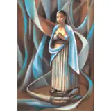 Araceli Limcaco-Dans, Virgin, pastel on paper
