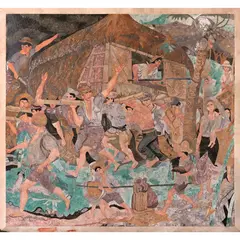 Botong Francisco, Bayanihan, stone mosaic
