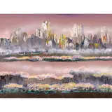 Manuel Baldemor, Springtime in Guellin (China), mixed media on canvas