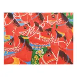 Claude Tayag, Horses, acrylic on paper