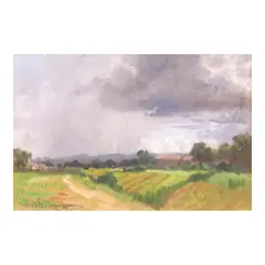 Romulo Galicano, Carcar, oil on canvas