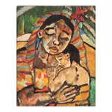 Norma Belleza, Mother and Child, oil on canvas