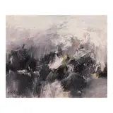 Abstract by Roger San Miguel, oil on canvas, sold Jul 2022