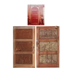 Untitled by Botong Francisco, hardwood door, sold Jul 2022