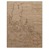 George Anson, Kaart Van Kanaal in de Filippynsche Eilanden Waar Door Van Manila Passert, 1744, copperplate engraving