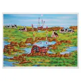 Juvenal Sansó Garrit, Breton Series: A Welcome Respite, archival giclee ink on acid free paper