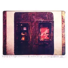 David Medalla, Rhapsody of the Dagger and Ammonia Boy: Autumn, Evening, print, 1/10