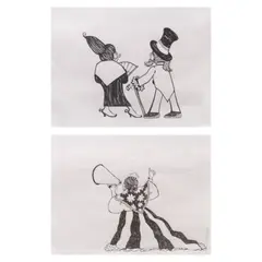 Carlos Celdran, Filipino Colonial History, pen and ink on paper