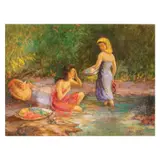 Fernando J. Amorsolo Jr, Untitled, oil on canvas