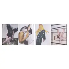 Wire Tuazon, Untitled I, II, III, and IV, collage