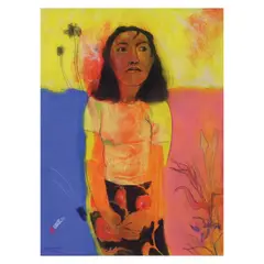 Untitled by Marcel Antonio, pastel on paper, sold Apr 2022