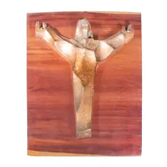 Untitled by Napoleon V. Abueva, wood and brass, sold Apr 2022