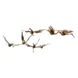 Gil Sermano, A Set of Seven Flying Egrets, brass