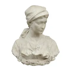 Aristide Petrilli, Bust of a Woman, alabaster