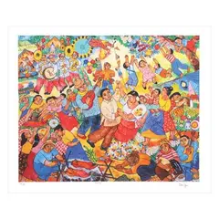 Fiesta by Norma Belleza, pigment ink on 100% cotton archival paper, 16/25, sold Jan 2022