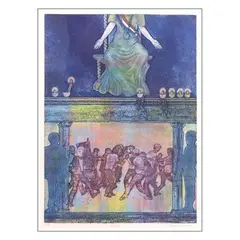 Ofelia Gelvezon-Tequi, Predella, colored etching