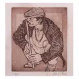 Benedicto Cabrera, Untitled, etching, 42/50