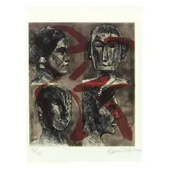 Untitled by Benedicto Cabrera, print, 5/12, sold Jan 2022