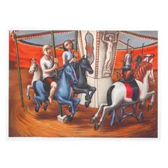 Carousel by Elmer Borlongan, print, 26/45, sold Jan 2022