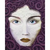 Jzy Tilos, Portrait, oil on canvas