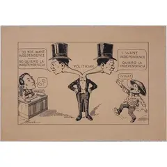 Jorge Pineda, Politician, pen and ink on paper