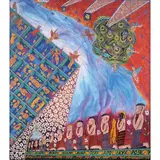 Leonardo Aguinaldo, Believers, hand colored carved rubber