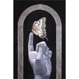 Norlie Meimban, Teach Me How to Fly, acrylic on canvas