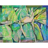 Plants by Mauro Malang Santos, gouache, sold Jan 2022