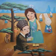 Carlo Ongchangco, Untitled, oil on canvas
