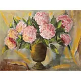 Lise McCabe, Hydrangea Flowers, oil on canvas