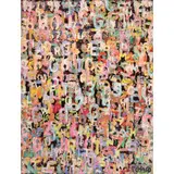 Sam Penaso, Unlimitext Series, acrylic on canvas