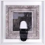 Lynyrd Paras, Old Photo Series 6, mixed media on canvas
