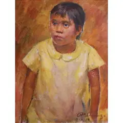Diosdado M. Lorenzo, A Girl of the Squatter, oil on canvas