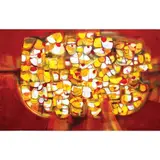 Homage to Joya Series by Paco Gorospe, oil on canvas, sold Jan 2022