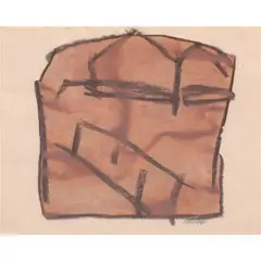 Untitled by Roberto Chabet, watercolor and graphite on paper, sold Jan 2022